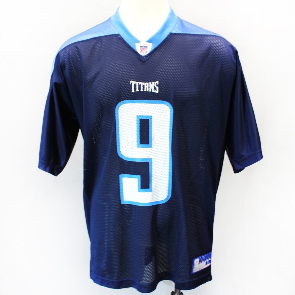 Reebok National Football League Steve McNair Tennessee Titans Jersey Shirt Large